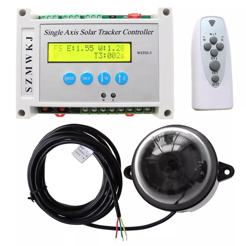 SZMWKJ Single Axis Solar Tracker Controller W/ Wind Spd Sensor