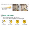 LED Cabinet Light Warm White 2 Brightness Stepless Dimming Timing