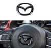 MAXDOOL Carbon Fiber Steering Wheel Cover Sticker Sequins Frame Trim