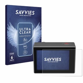 Savvies Screen Protectors for Akaso V50 Elite Ultra Transparent Pack of 6