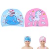 Toddmomy Gorro De Baño Unisex De 2 Piezas para Niños