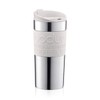 Bodum Vacuum Travel Mug, Small, Stainless Steel - Off White