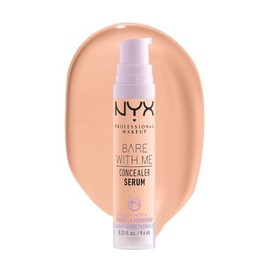 NYX Professional Makeup Bare With Me Concealer Serum,suero  corrector ligero de cobertura media con fórmula vegana, hidratación hasta por 24H, 9.6ml  
