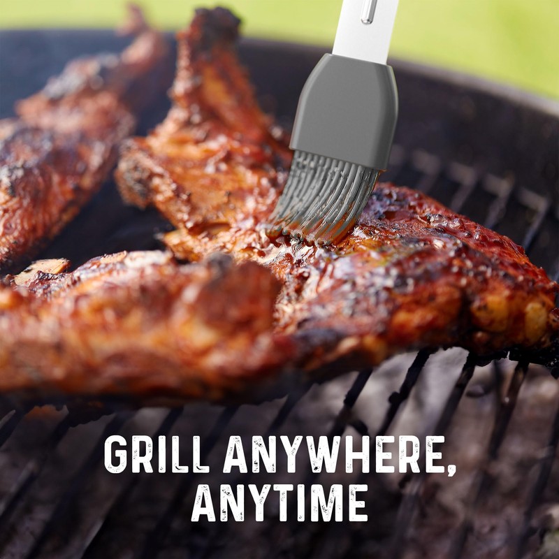 Yukon Glory Stainless Steel BBQ Tool Set with Rotating Stand