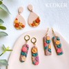 KEOKER Polymer Clay Molds - 12 Pcs Mini Floral Clay