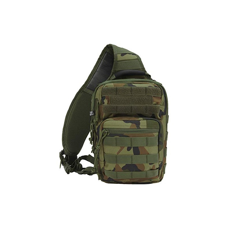 Brandit Unisex-Adult's Us Cooper EDC Sling Medium Backpack, Woodland, M