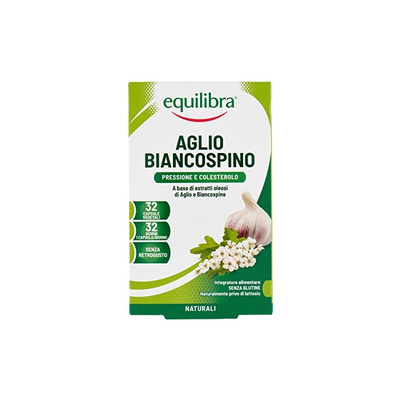 Equilibra Integratori Alimentari, a Base di Estratti Oleosi di Aglio,
