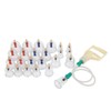 24pcs U shape Cups Chinese Vacuum Cupping Set Massage Therapy