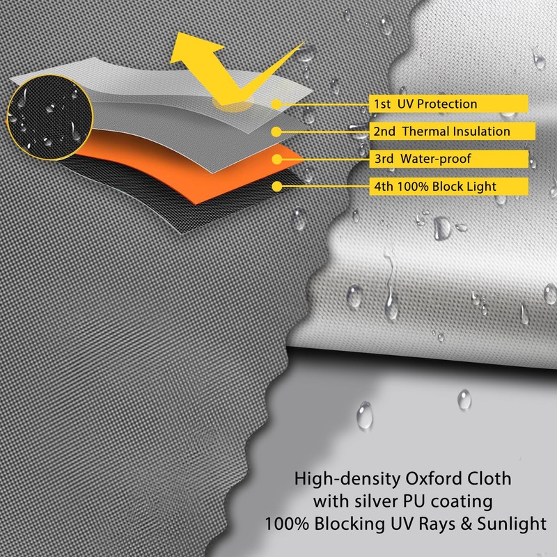Versatile Portable Roller Blind-Stick On Blackout Blind for Windows,Temporary Curtains,