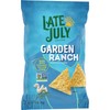 Late July Snacks, Garden Ranch Tortilla Chips, 7.8-oz. Bag