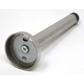 fiXte Stainless Steel Door Stop Wall Floor Mounted Stopper Skirting Board Metal Buffer (150mm)