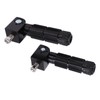 1 Pair Universal Motorcycle Footrests Rear Set Footpegs with 8mm