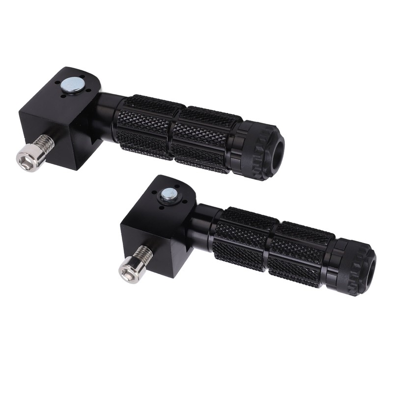1 Pair Universal Motorcycle Footrests Rear Set Footpegs with 8mm