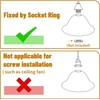 ALUCSET Torchiere Lamp Shade Replacement Lampshade for Floor Lamp Shade
