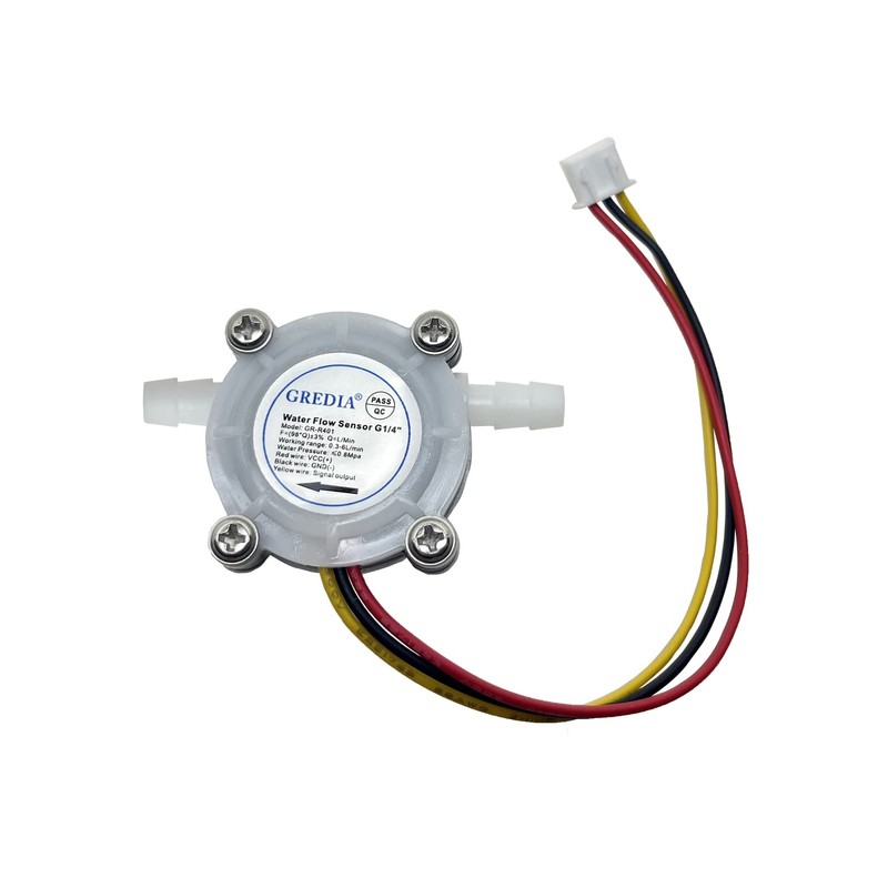 GREDIA Sensor de flujo de agua de 1/4 "Interruptor de