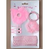 Pink Ballerina Girls Hair Set - Headband, Hair net, bobbles & Clips