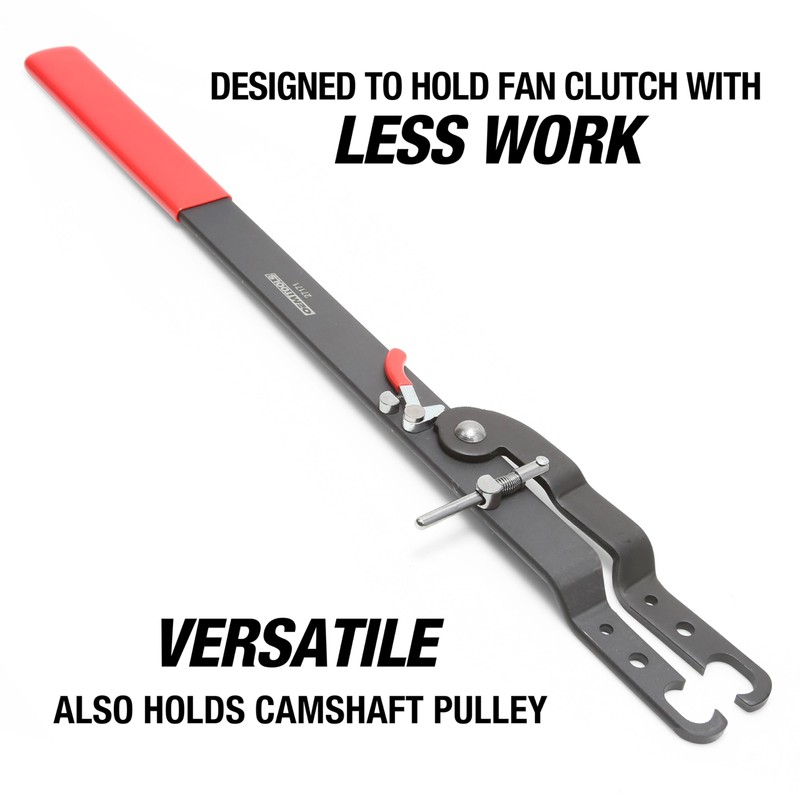 OEMTOOLS 27171 Adjustable Fan Clutch Holding Tool, Pulley Holder for