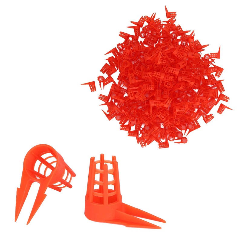 250pcs Queen Bee Cage Plastic Opening Queen Cell Protector Cage