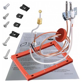 MCAMPAS Natural Gas Water Heater SP20075 SP20305A Pilot Assembly Kit Compatible with Rheem, PROTECH, GE Water Heater Burner Pilot/Thermopile.Igniter Assembly
