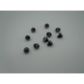 AFX AURORA AFX 4-GEAR SPECIALTY FRONT WHEELS ~ MAG STYLE ~ 10 PC NOS ~ORIGINAL PARTS