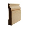 EWBB11 Colonial Baseboard 4" Tall x 11/16" Moulding. Unfinished, Sapele