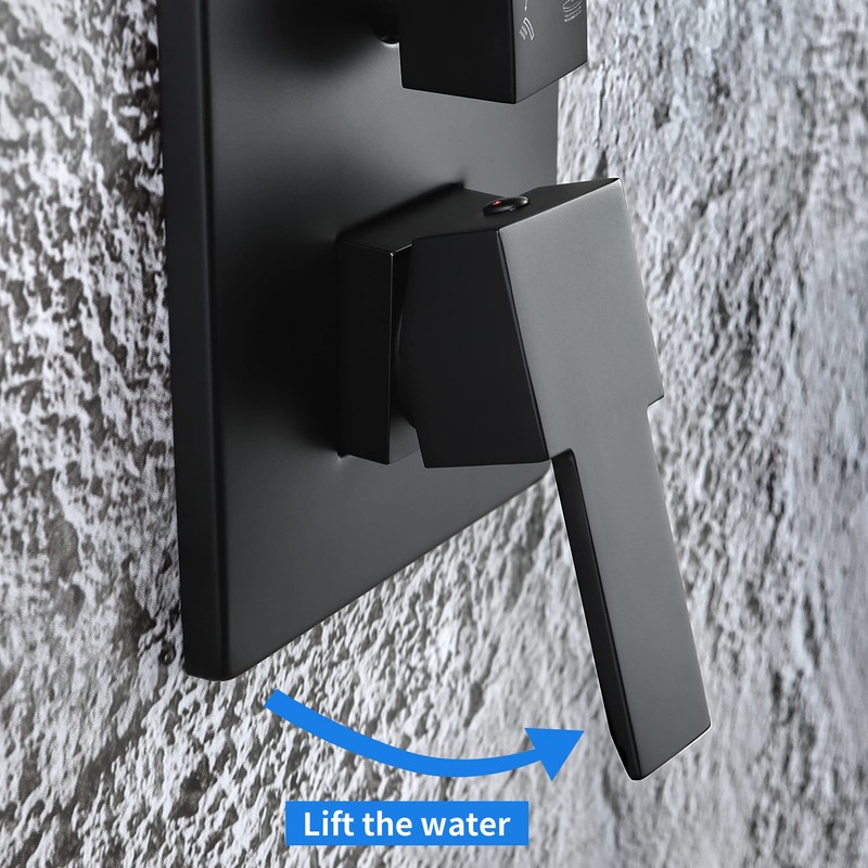 SKOWLL Shower Valves Wall Mount 2 Function Shower Handle Valve