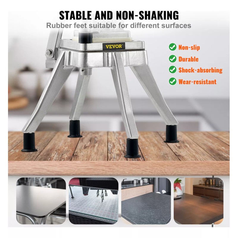 Vevor Cortadora Comercial De Verduras Picador De 3/8 PuLG