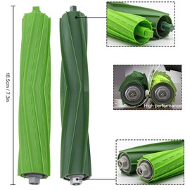 EATBALE Replacement Parts Set for iRobot Roomba i7 i7+/plus i6 i6+ i8 i8+ i3 i3+, E Series E5 E6 E7 Robot Vacuum, Side Brushes Filters Multi-Surface Rubber Brushes Dirt Disposal Bags