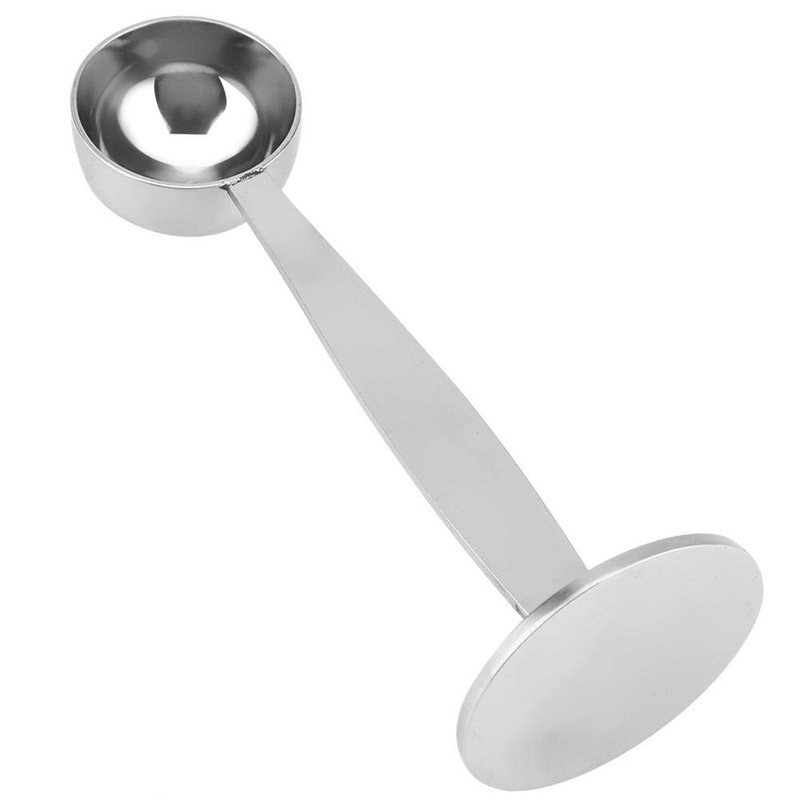 Cucharas de café Acero inoxidable, 2 en 1 Tamping Cuchara