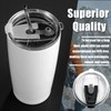 Seimneire 2 Pcs Tumbler Flip Lid for 20oz Water Bottle,