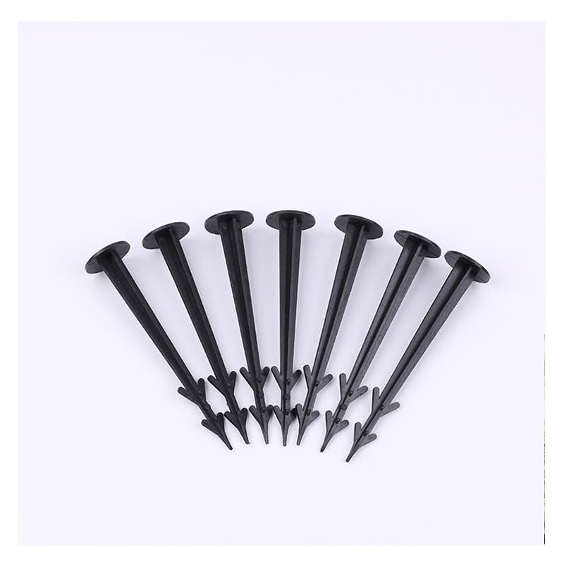 50 Pack 4.5 Inch Plastic Garden Stakes, Heavy Duty Landscape