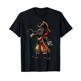 Cartoon Pirate Character Illustration For Kids T-Shirt