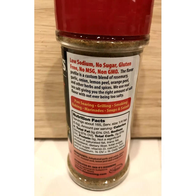 Dan-O's Original Seasoning and Spicy Set Low Sodium Zero Calories
