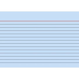 Brunnen Index Card, blue A6
