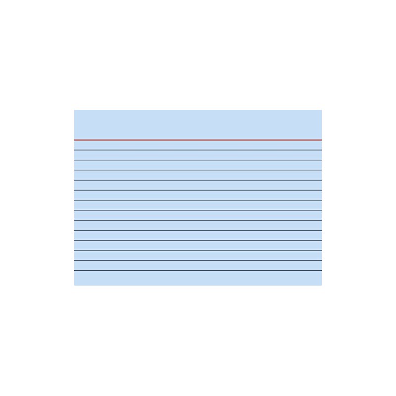 Brunnen Index Card, blue A6