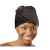 DONNA Deluxe Foam Velcro Headband, Silk Hair Wraps for Face