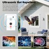 4Pack Upgraded Bat Repellent Deterrent Devices for Attic, Ultrasonic Bat