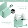 Tindbea Toilet Paper Holder with Phone Shelf, Adhesive or Screw