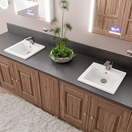 ALFI brand ABC801 Bathroom Sink, White