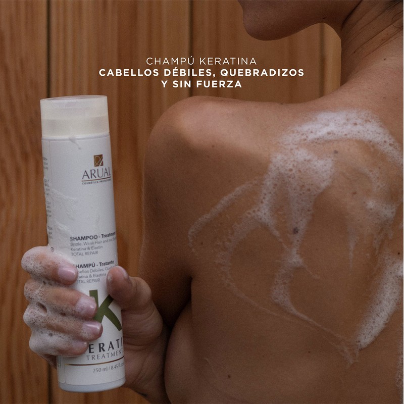 Arual Keratin Shampoo, 250 ml, 1 pack (1 x 280