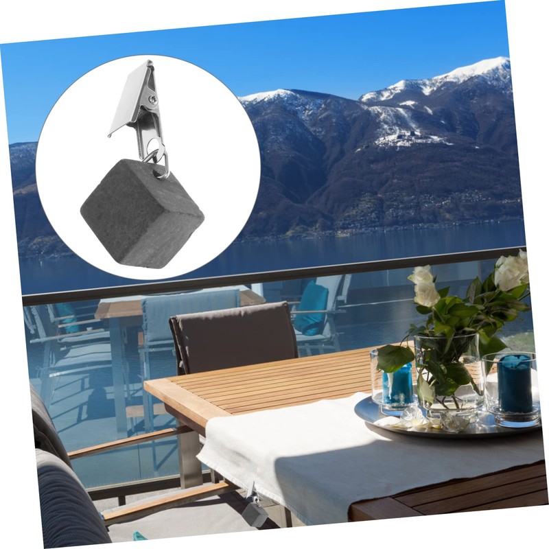 GRIRIW 4pcs Tablecloth Weights Clips Outdoor Table Cover Hangers for