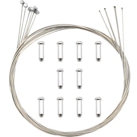 Bicycle Brake Inner Cable, CTRICALVER 6 Brake Cable, Brake Line Silver, Stainless Steel, Durable, Length 5.9 ft (1.7 m), Mountain Bike Parts