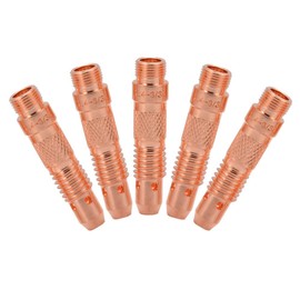 5PCS 10N32 3/32" 2.4mm Collet Body for Tig Welding Torch WP17 WP18 WP26