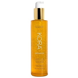 KORA Organics Turmeric Glow Foaming Cleanser, Cleanse & Nourish, Certified Organic, Cruelty Free, 5.07 oz