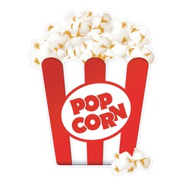 Custom Food Truck Decals Pop Corn Cinema Edition Food and Beverage Concession Concession Sign 18 in on Longest Side Design Only