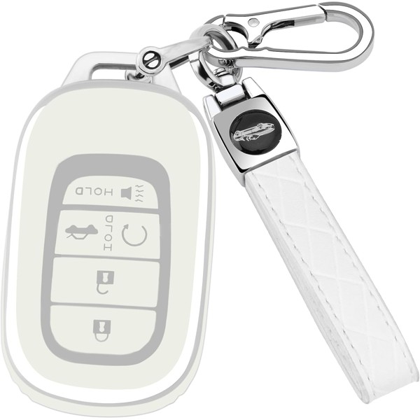 XIYANG TRADE Honda Key Fob Cover with Keychain, Soft TPU
