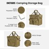 OneTigris Camping Storage Bag with Lid, 25L Collapsible Tactical Tote
