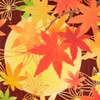Sanrio 844306 Message Card, Autumn Laser Cut Box-shaped Foliage, Greeting