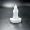 80 x White Car Clips, Mounting Clips, Door Trim Clips,