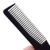 4 Pack Black Carbon Lift Teasing Combs with Metal Prong,Strength